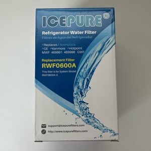 New ICEPURE replacement water filter for GE and Kenmore refridgerators